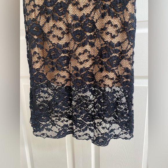Ann Ferriday Dress Black Lace Slip Dress Sleeveless Straps size OS - Picture 10 of 16